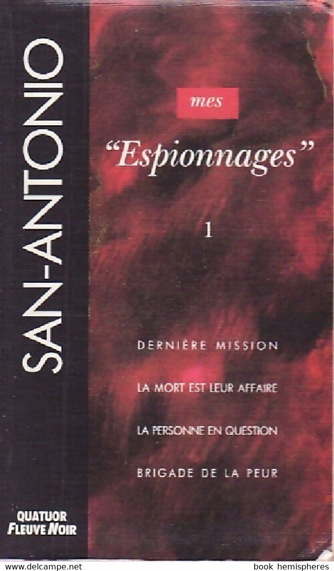 Mes Espionnages Tome 1 De San-Antonio (1992) - Antiguos (Antes De 1960)