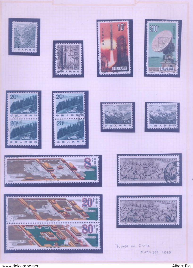 CHINE. Divers Période 1986,  (environ) Voir Scann, TTB/SUP - Used Stamps