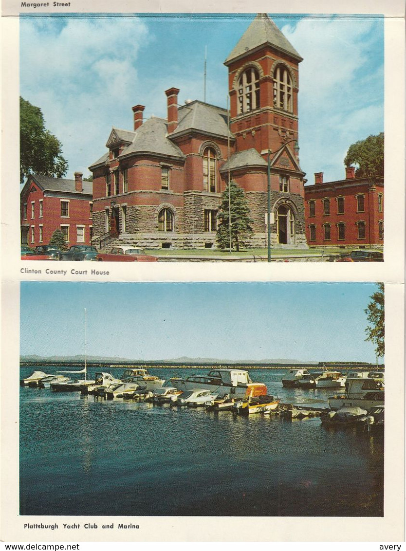 Souvenir Folder Of Plattsburgh, New York - Adirondack