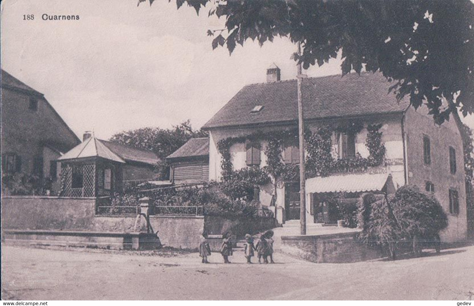 Cuarnens VD, Magasin Et Fontaine (Staub 188) - Cuarnens