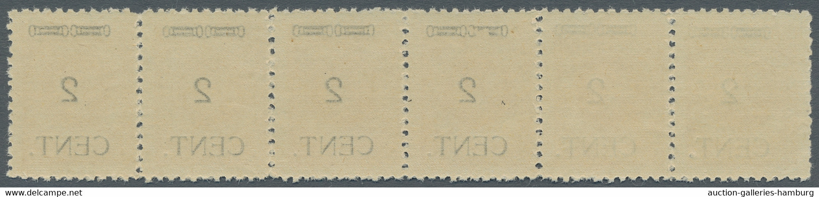 Memel: 1923, Freimarke 2 Cent Auf 20 Mark Im Waagerechtem Tadellos Postfrischem - Memelland 1923