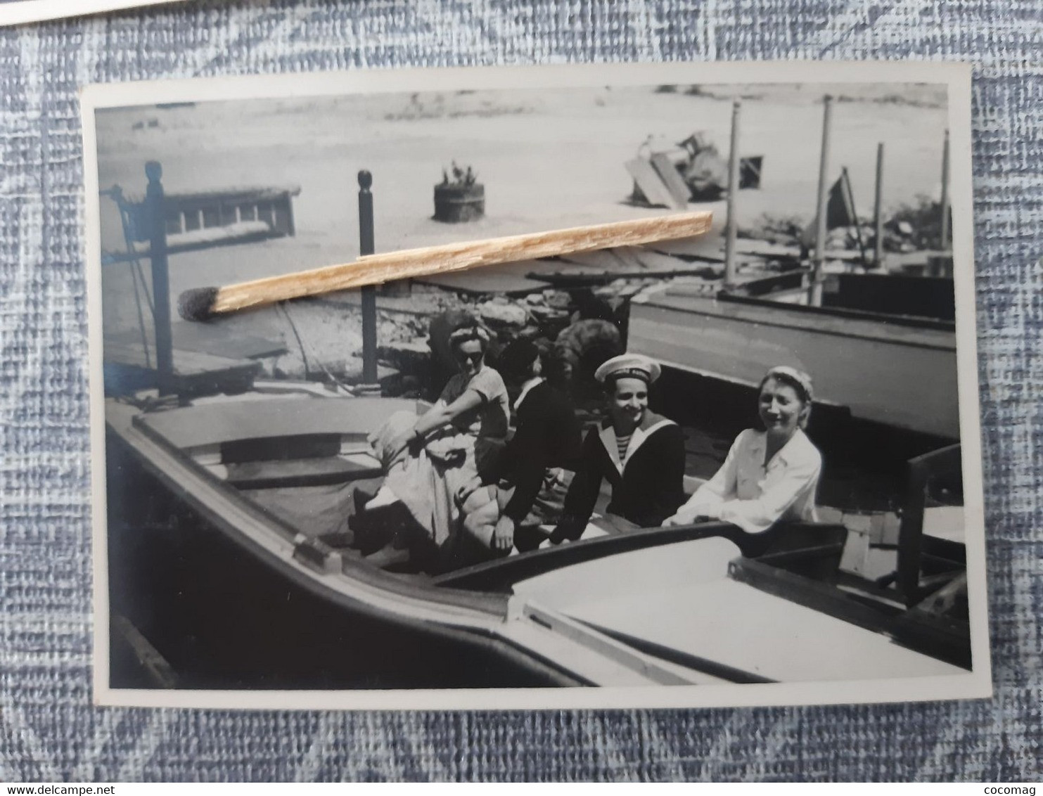 83 TOULON  PHOTO ORIGINALE 27 JUIN 1948 18 SABORDAGE DE LA FLOTTE FRANCAISE   BATEAU MILITARIA - Schiffe