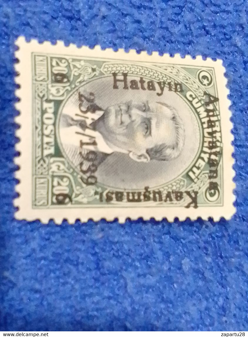 TÜRKİYE--1939 --  6//200   CESSİON OF HATAY TO TÜRKEY  DAMGASIZ - Unused Stamps