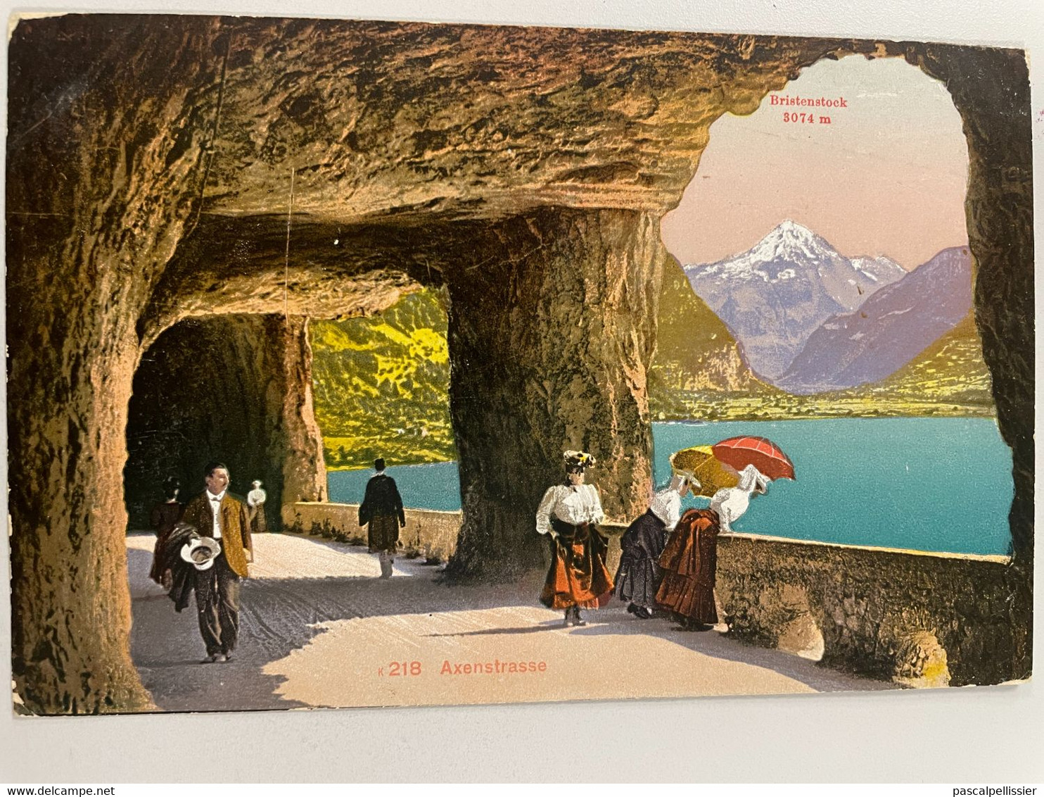 CPA - SUISSE - Suisse - URI - 218 - Axenstrasse - Bristenstock 1911 - Sonstige & Ohne Zuordnung