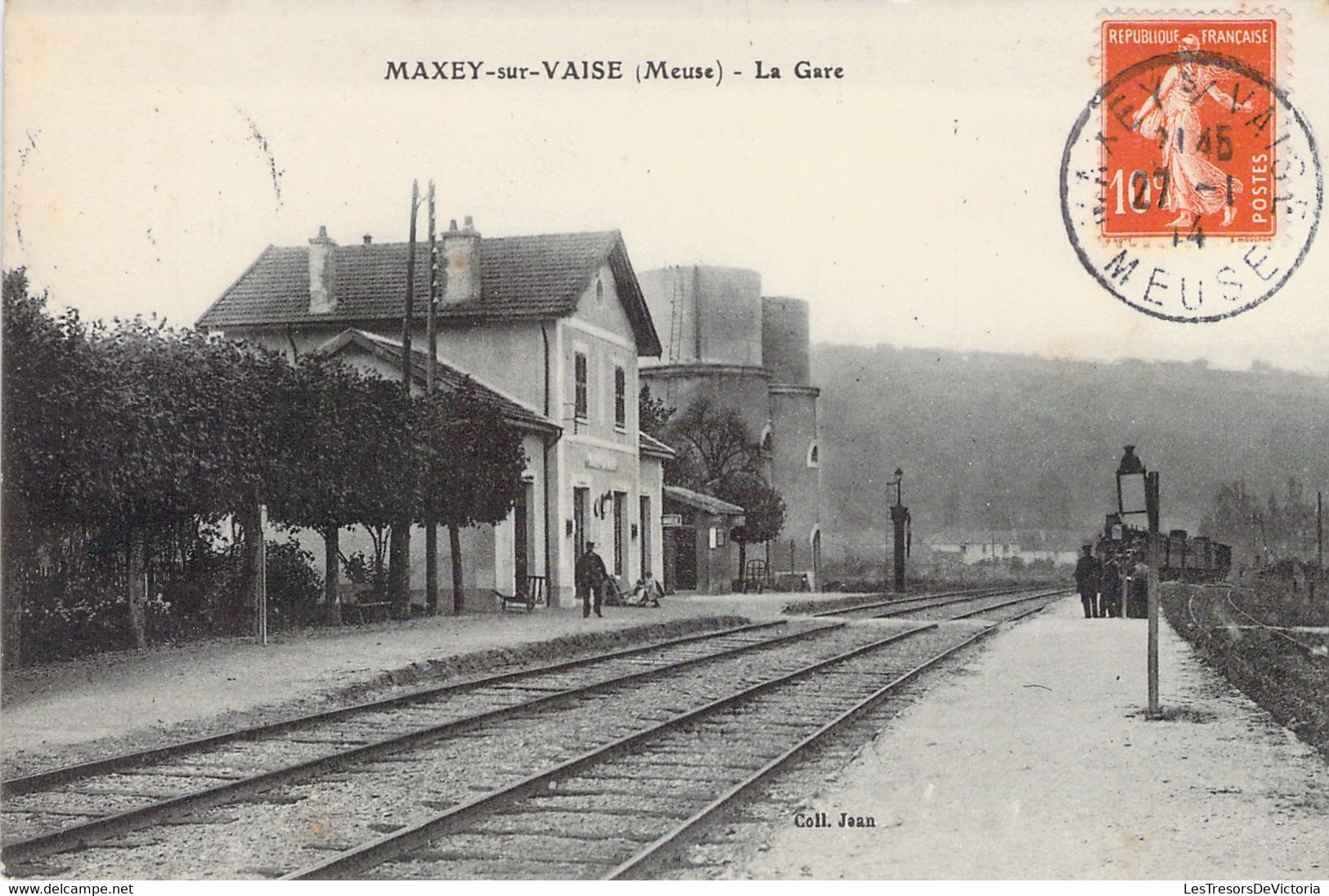 FRANCE - MAXEY SUR VAISE - LA GARE - Coll JEAN - Carte Postale Ancienne - Altri & Non Classificati