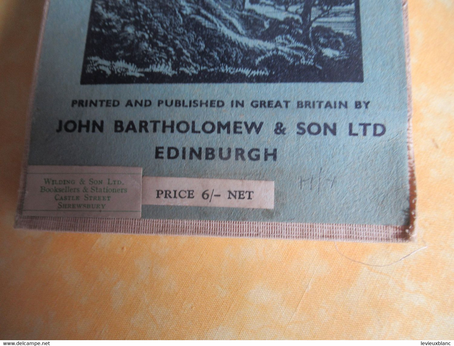Carte Automobile/ Great Britain / Bartholomew's one inch map/ THE LAKE DISTRICT/Edinburgh/Vers1945              PGC495