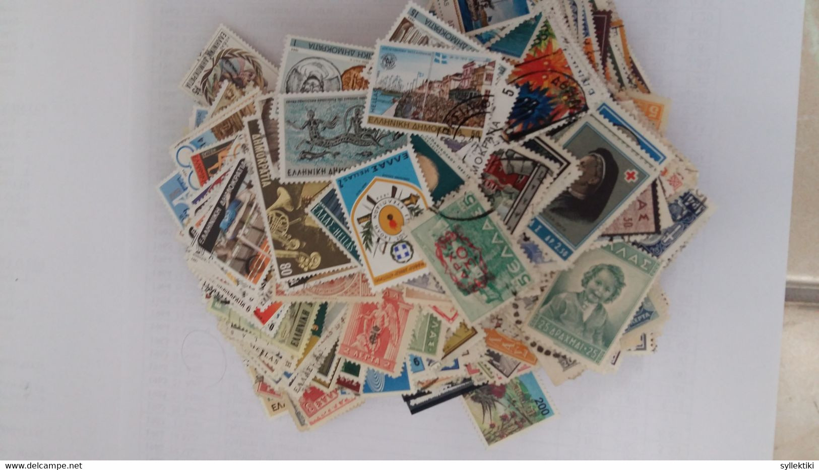 GREECE 1000 DIFFERENT USED STAMPS PACKET - Lotes & Colecciones