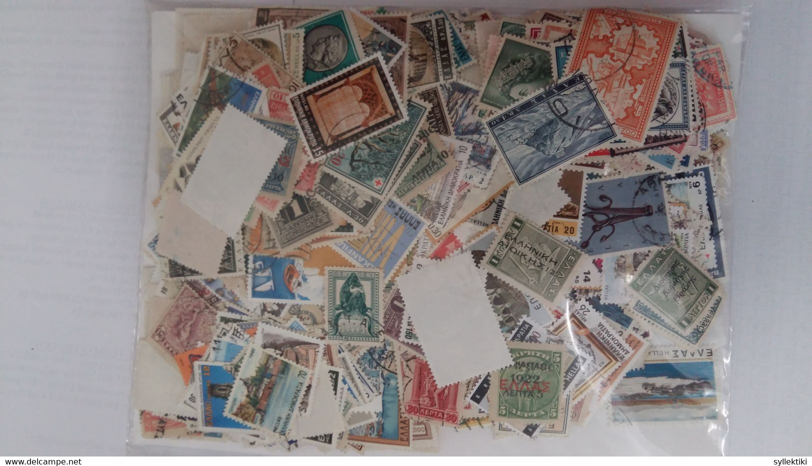 GREECE 1500 DIFFERENT USED STAMPS PACKET - Lotes & Colecciones