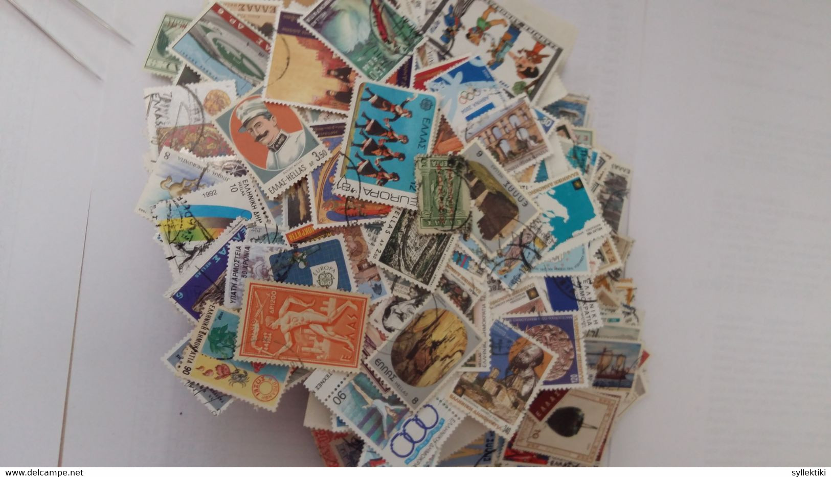 GREECE 2000 DIFFERENT USED STAMPS PACKET - Collezioni