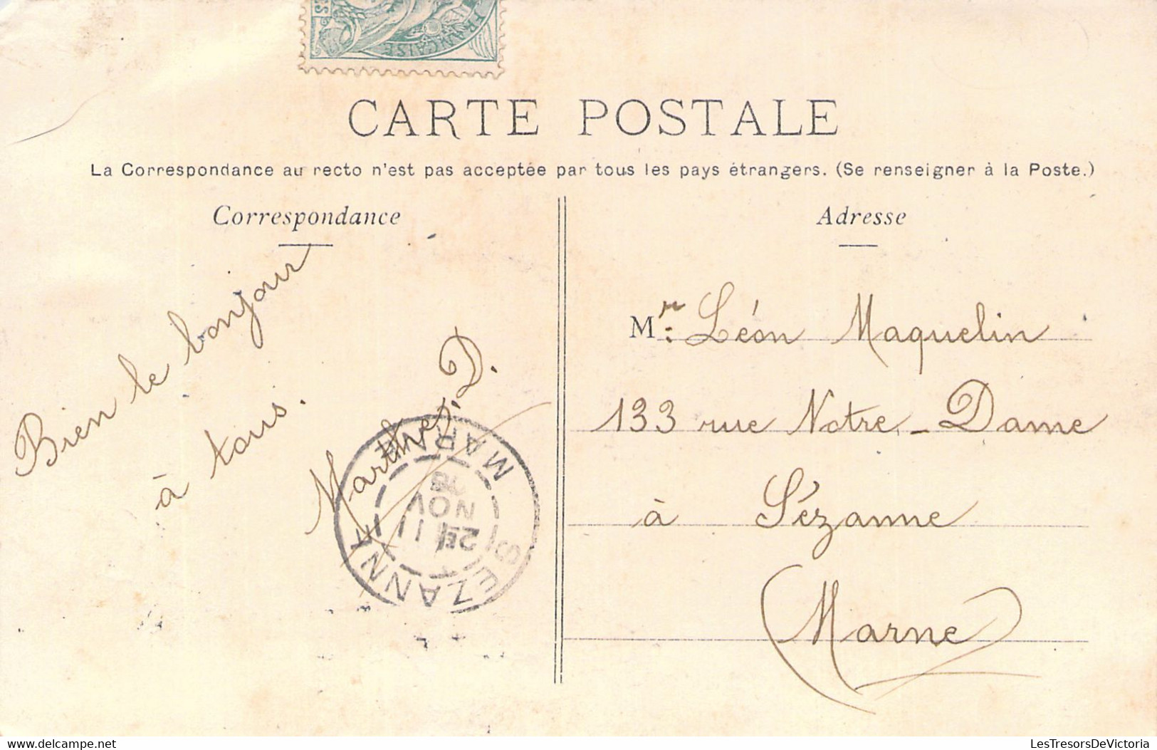FRANCE - 93 - PANTIN - Marché Des Quatre Chemins - Carte Postale Ancienne - Pantin