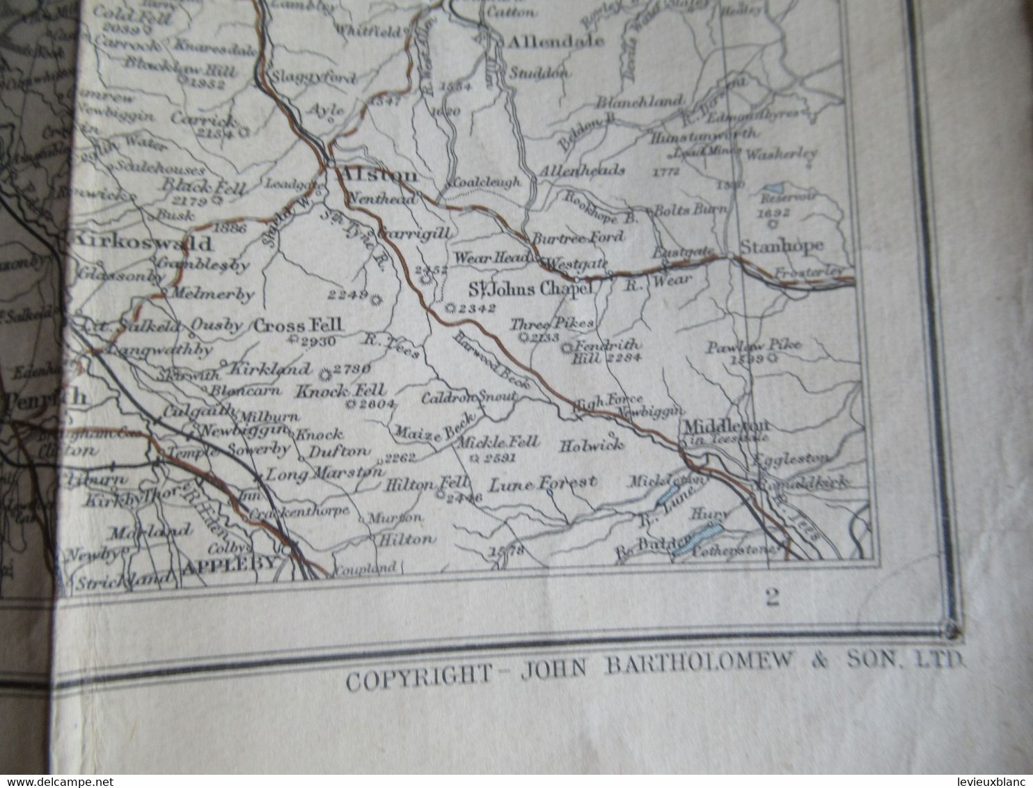 Carte Automobile/Great Britain/Bartholomew's General  Map Of SCOTLAND /Edinburgh/Vers1945  PGC496 - Wegenkaarten
