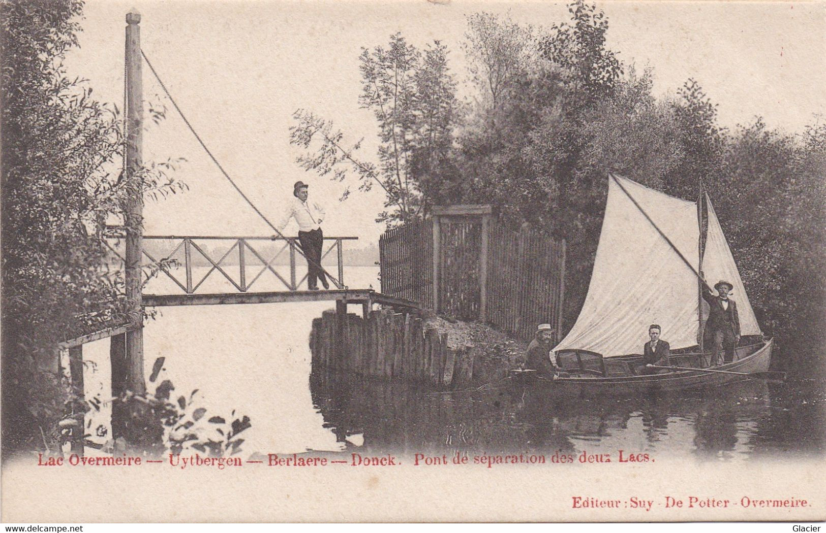 Lac Overmeire - Uytbergen - Berlaere - Donck - Pont De Séparation Des Deux Lacs - Berlare