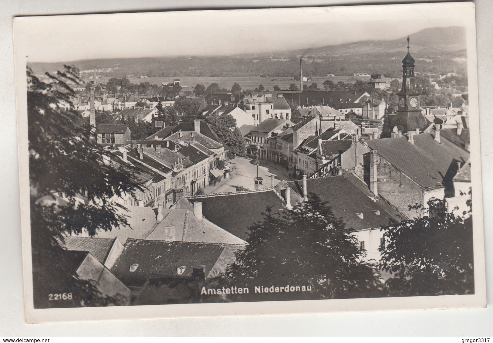 C4071) AMSTETTEN - Niederdonau - Über Dächer Auf Platz U. Häuser 1940 - Amstetten