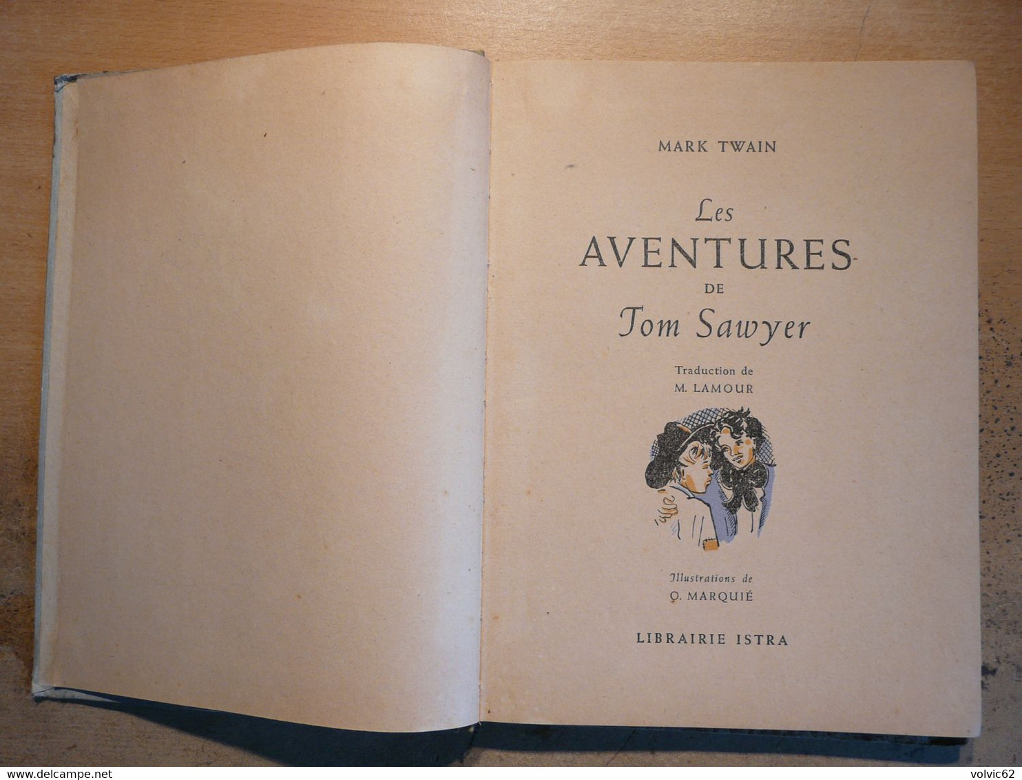 Les Aventures De Tom Sawyer Collection Charme Des Jeunes Mark Twain 1947 Librairie Istra - Bibliotheque De La Jeunesse