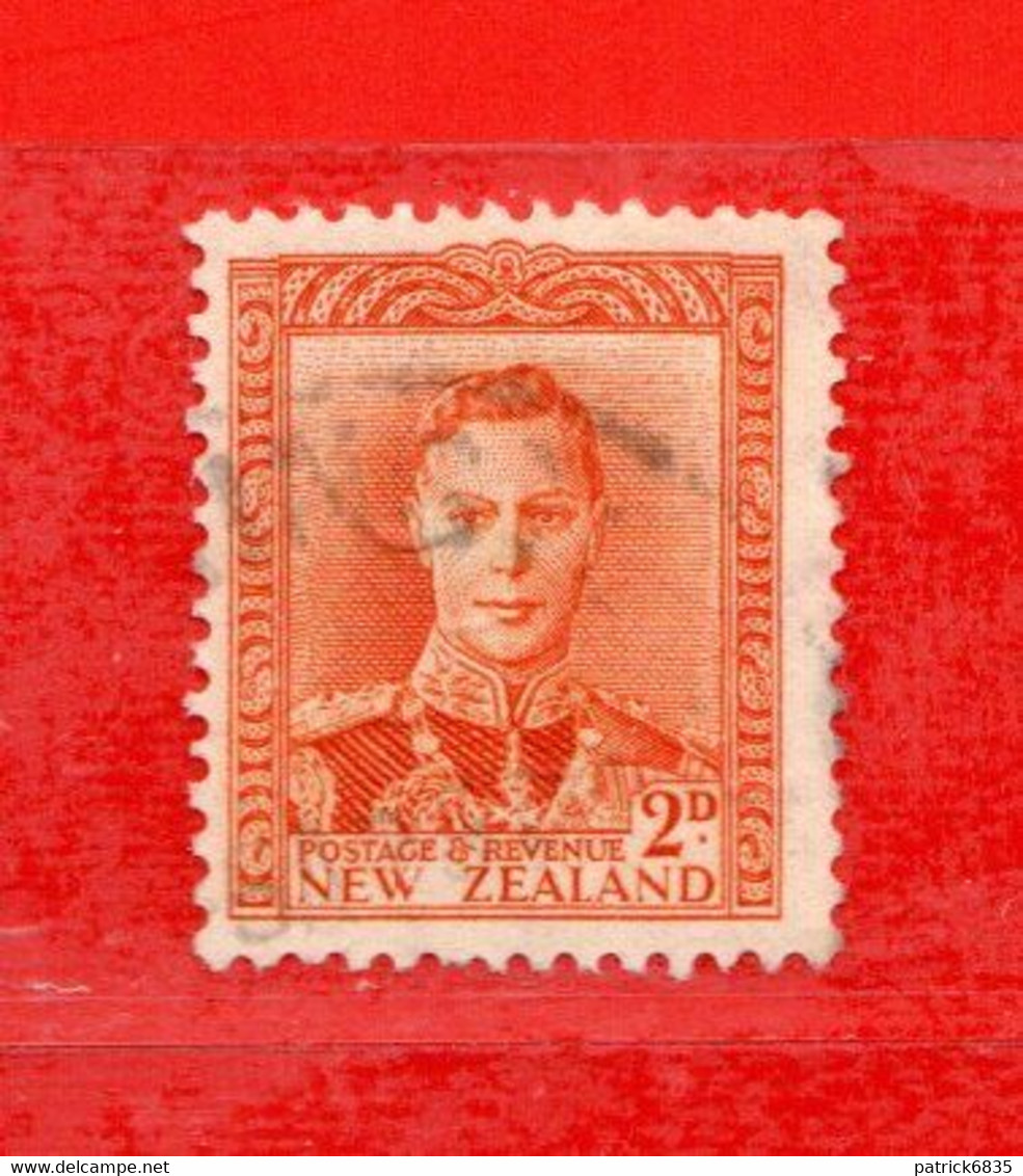 (Us.8) NUOVA ZELANDA  °-1947 - George VI.  Yvert. 285. Usato - Usados