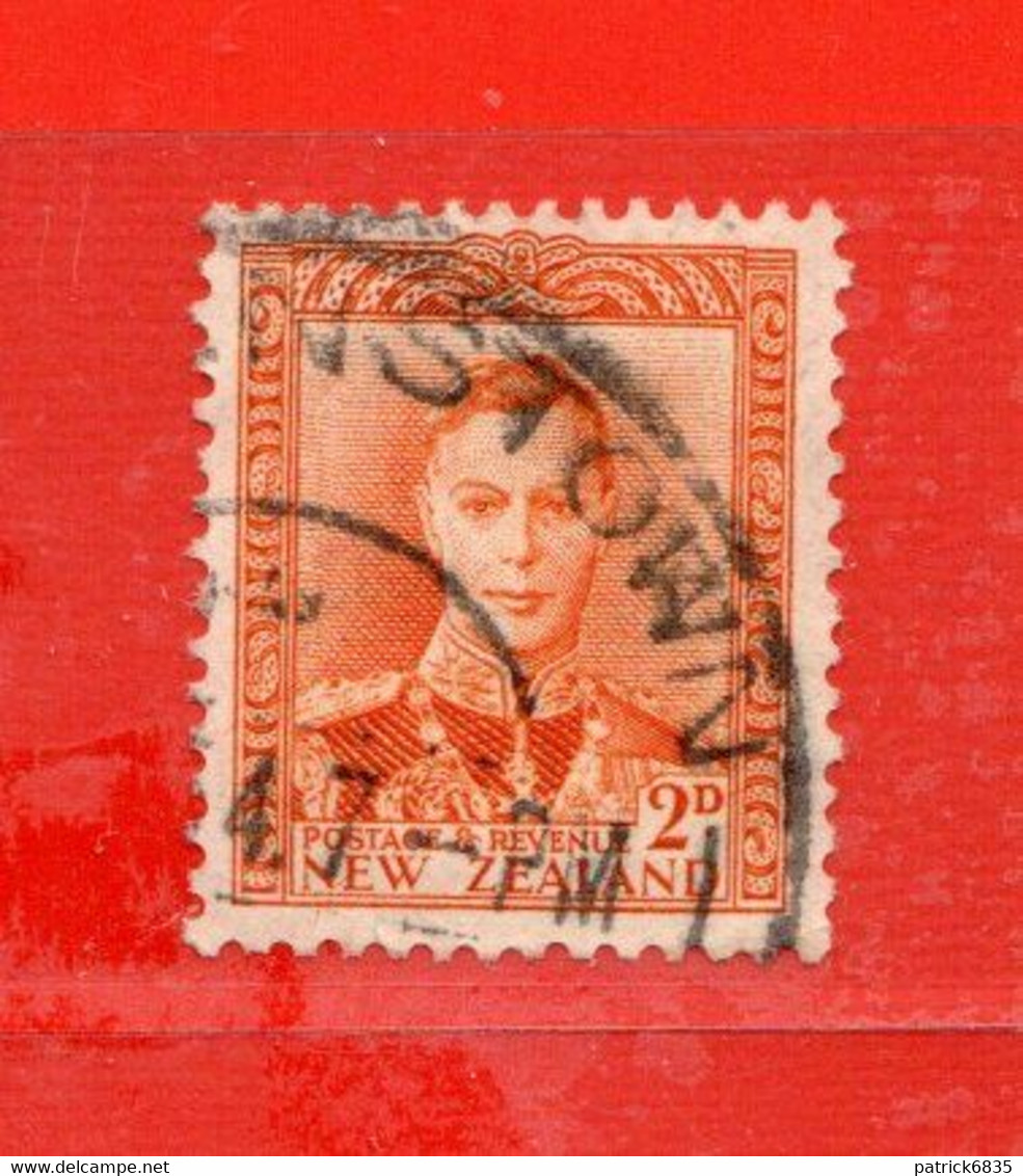 (Us.8) NUOVA ZELANDA  °-1947 - George VI.  Yvert. 285. Usato - Used Stamps