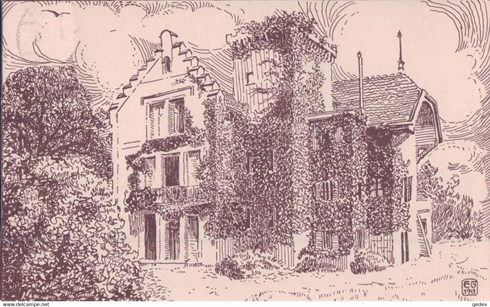 Crissier VD, Le Château, Litho (26) - Crissier