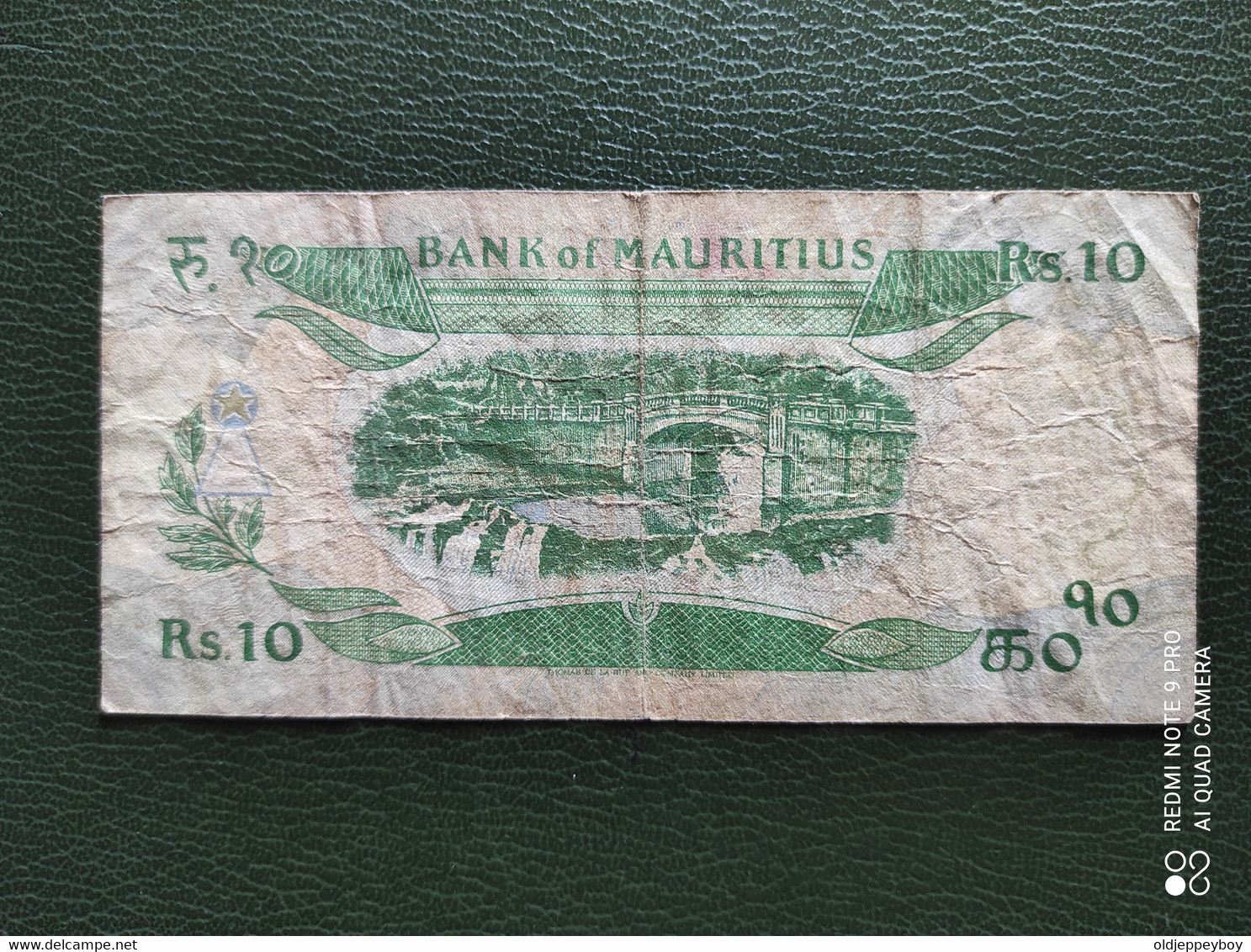 Billet Mauritanie Afrique Bank Ok Mauritius 10 Rupees - Mauritanie