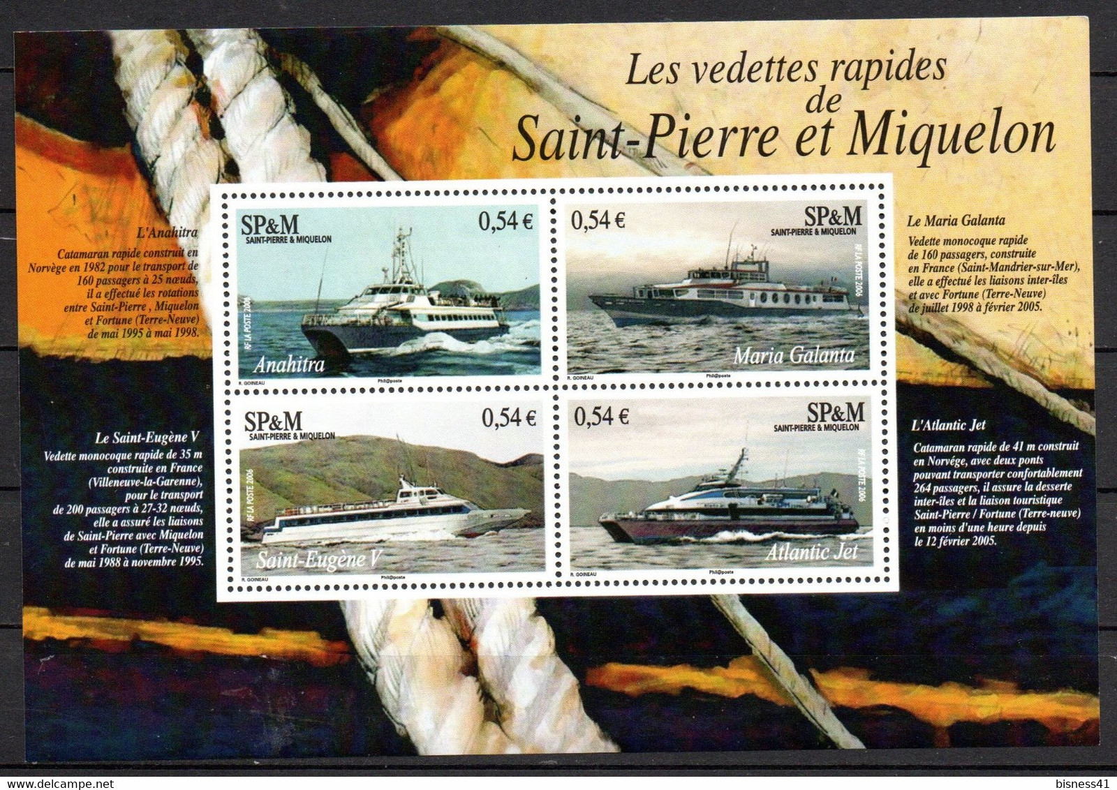 Saint Pierre & Miquelon SPM Bloc N° BF 11 Neuf XX MNH Cote 8,80€ - Hojas Y Bloques