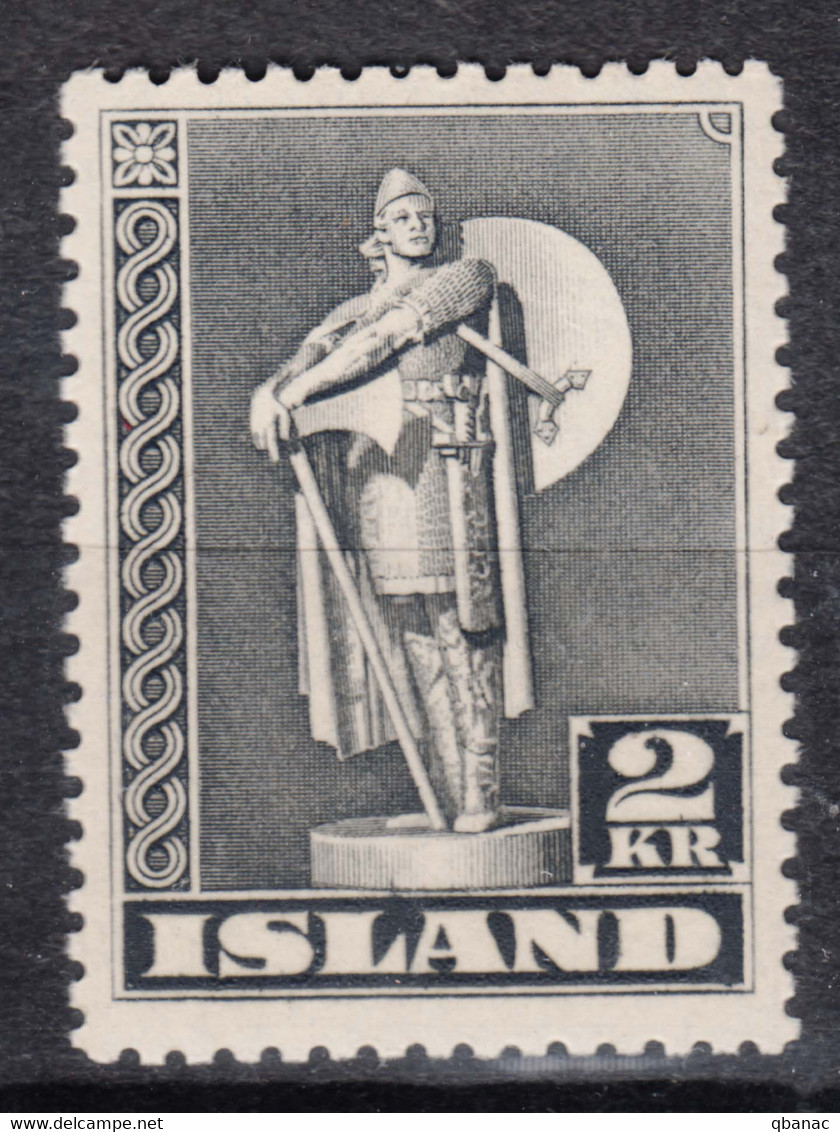 Iceland Island Ijsland 1939 Mi#214 C Mint Never Hinged, Perforation 11 1/2 - Ungebraucht