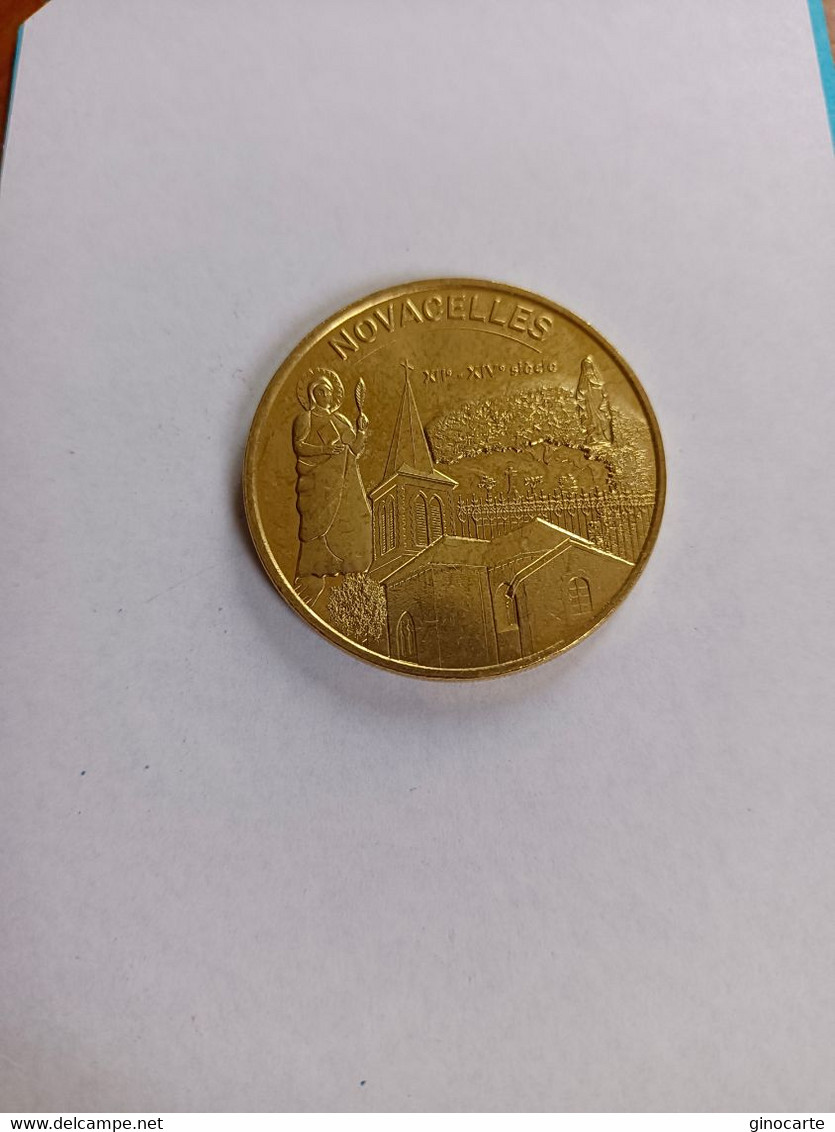 Monnaie De Paris MDP Jeton Touristique Medaille Novacelles 2015 - Sonstige & Ohne Zuordnung