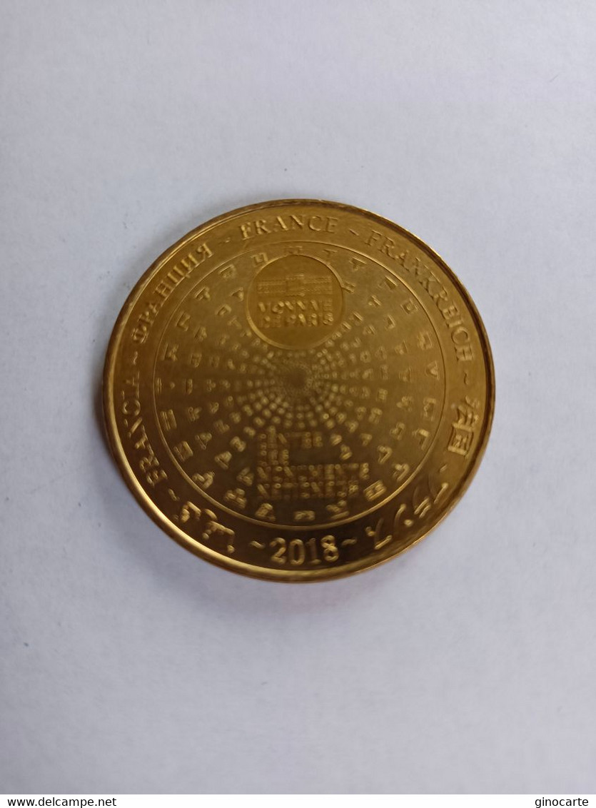 Monnaie De Paris MDP Jeton Touristique Medaille Mont St Saint Michel Abbaye 2018 - Other & Unclassified