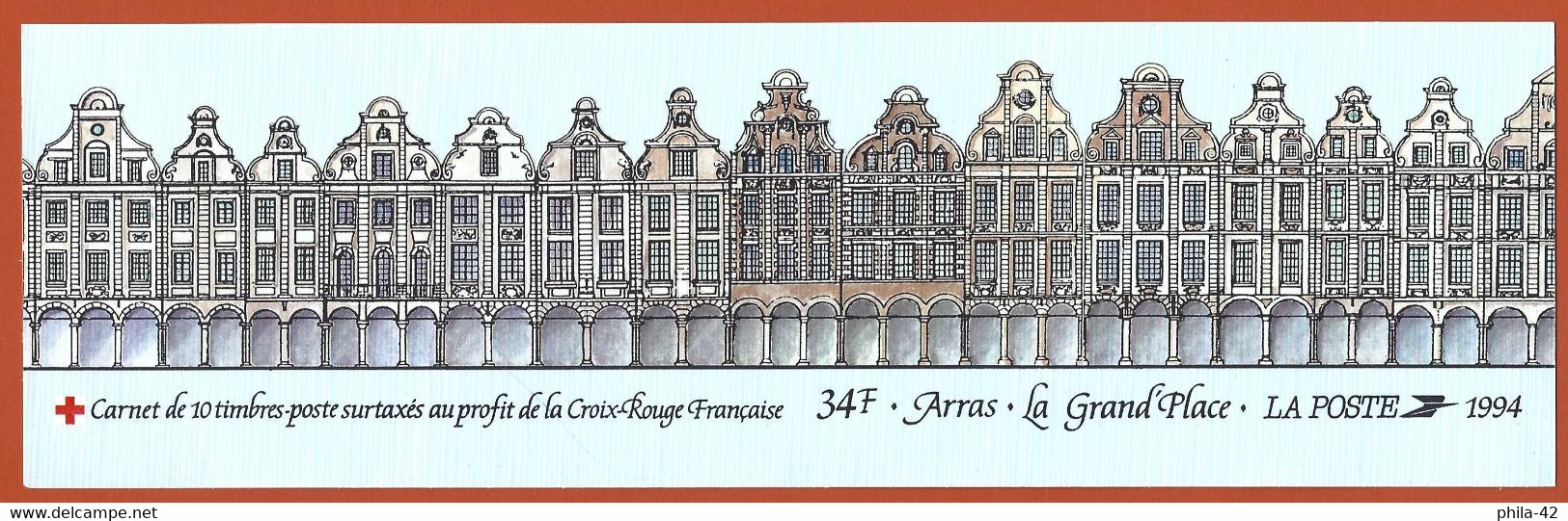 France 1994 - Carnet Croix-Rouge : Tapisserie D'Arras ( Sans Timbres ) YT CR 2043 - Croix Rouge