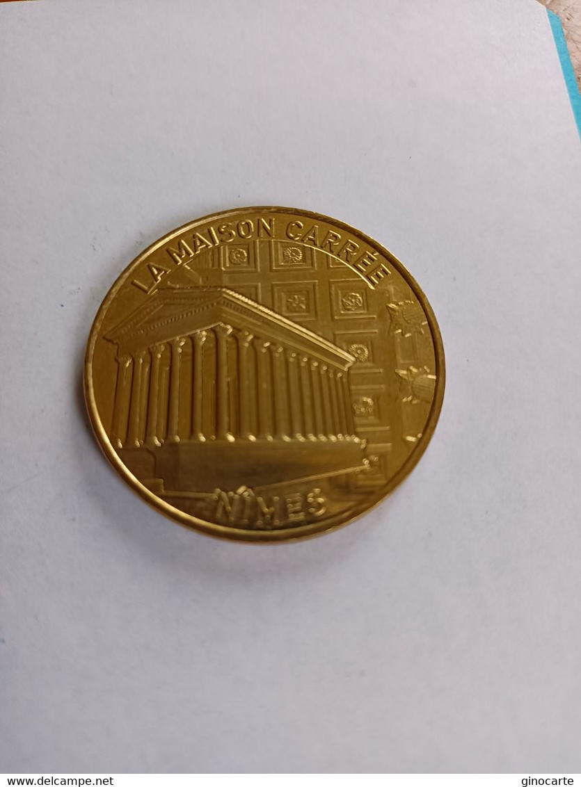 Monnaie De Paris MDP Jeton Touristique Medaille Nimes La Maison Carrée 2019 - Autres & Non Classés