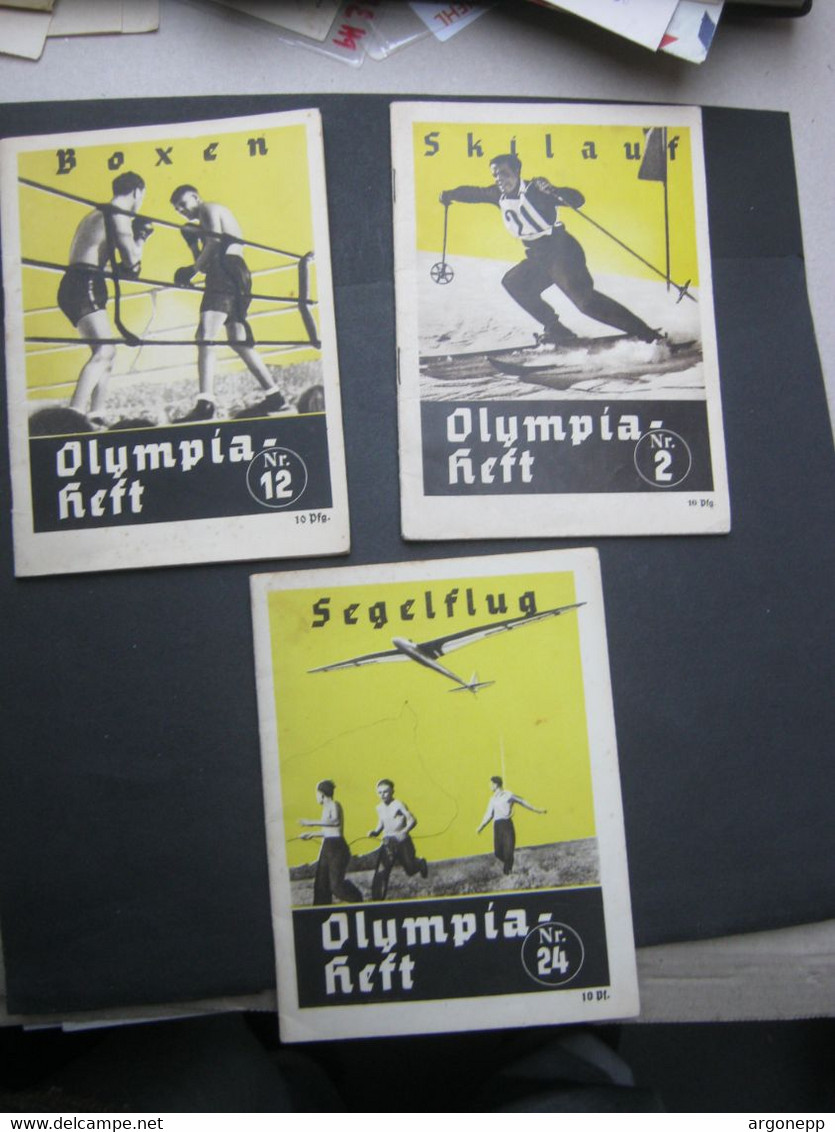 Olympische Spiele  1936 , 3 Broschüren , Originale ! - Sommer 1936: Berlin