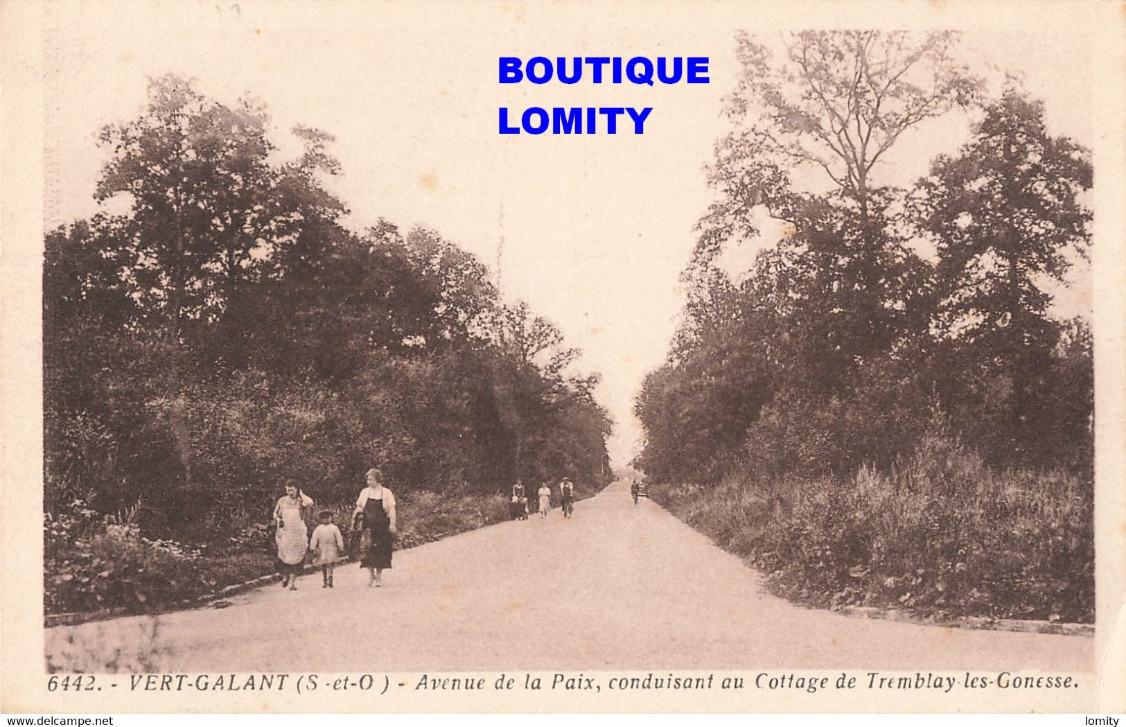 93 Tremblay Vert Galant L' Avenue De La Paix Conduisant Au Cottage De Tremblay Les Gonesse CPA - Tremblay En France