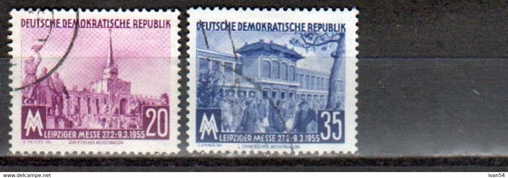 DDR 185-6 – (0) – Leibziger Messe 1955 - Gebraucht