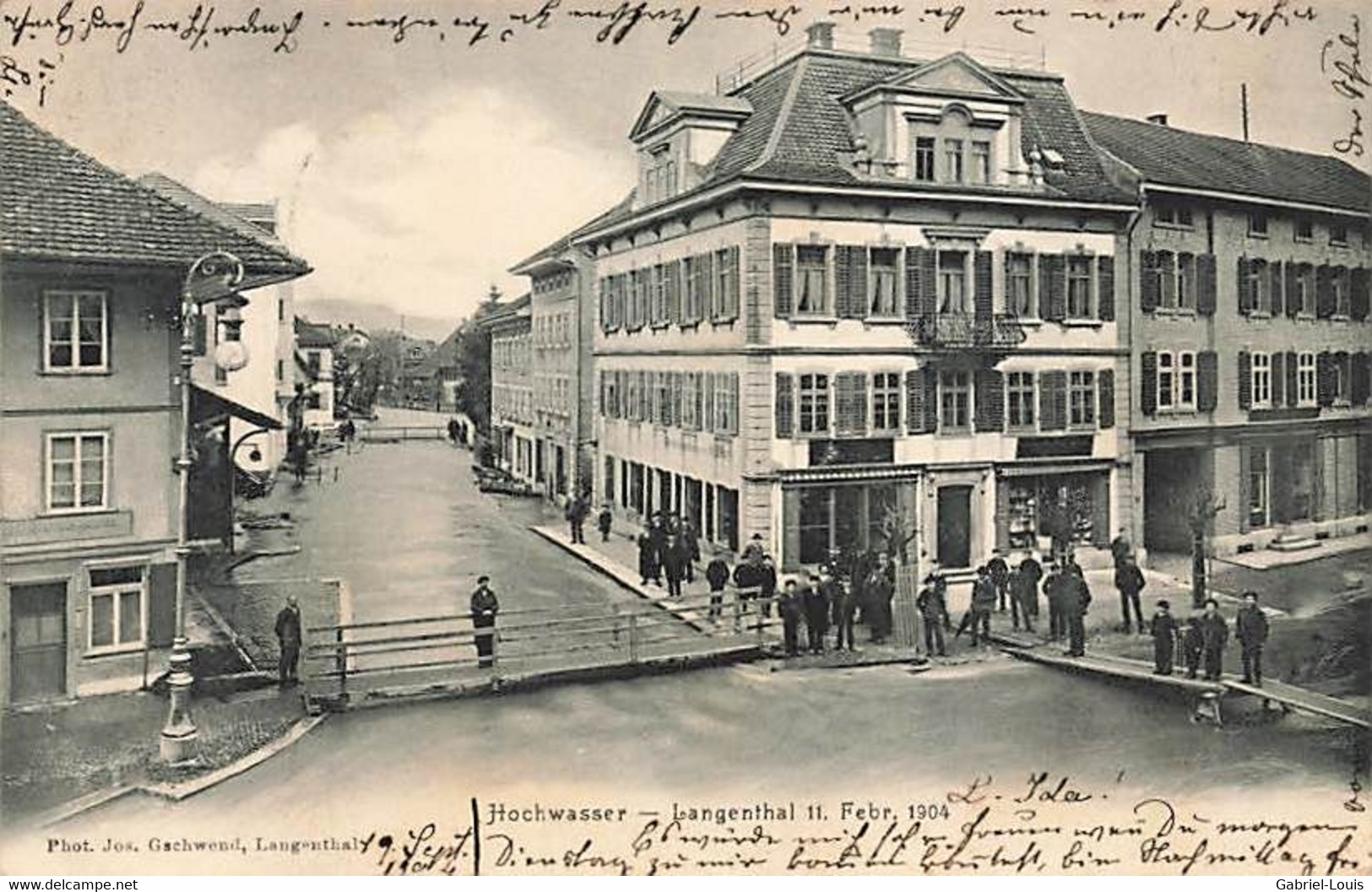 Langenthal Hochwasser 11 Febr. 1904 - Langenthal