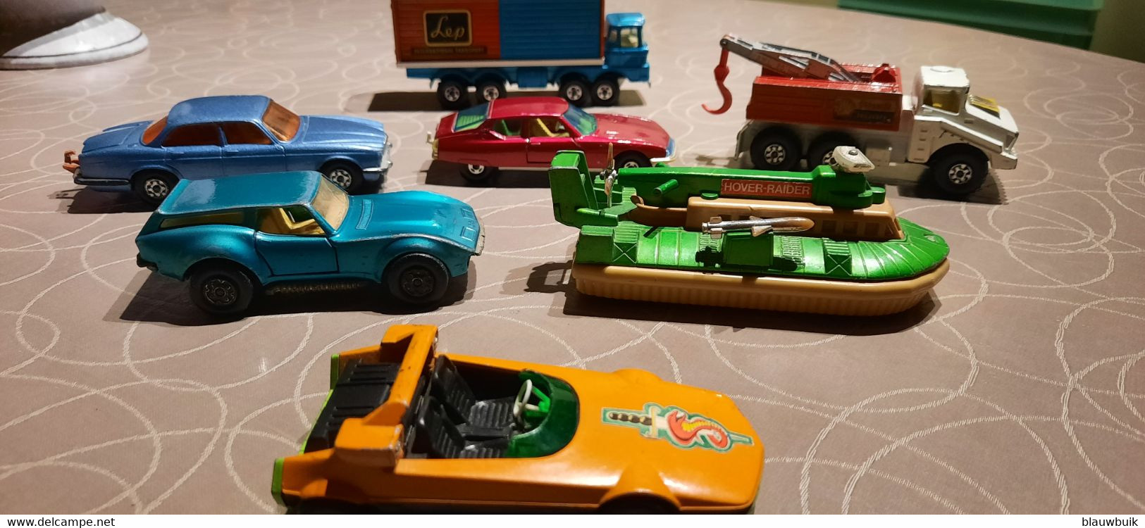 8 Matchbox Superkings + Battle Kings - Trucks, Buses & Construction