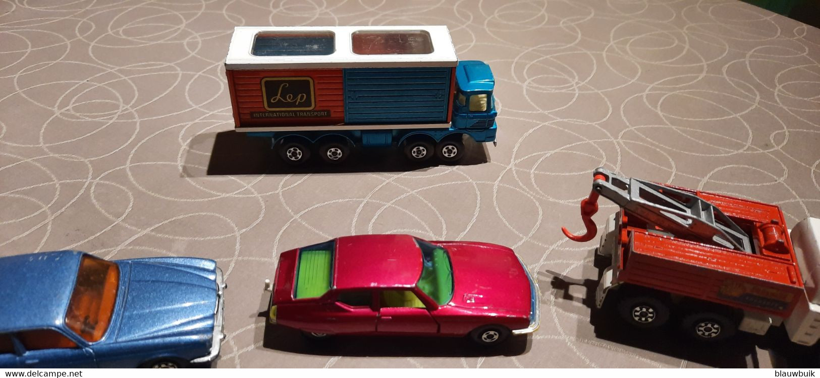 8 Matchbox Superkings + Battle Kings - Trucks, Buses & Construction