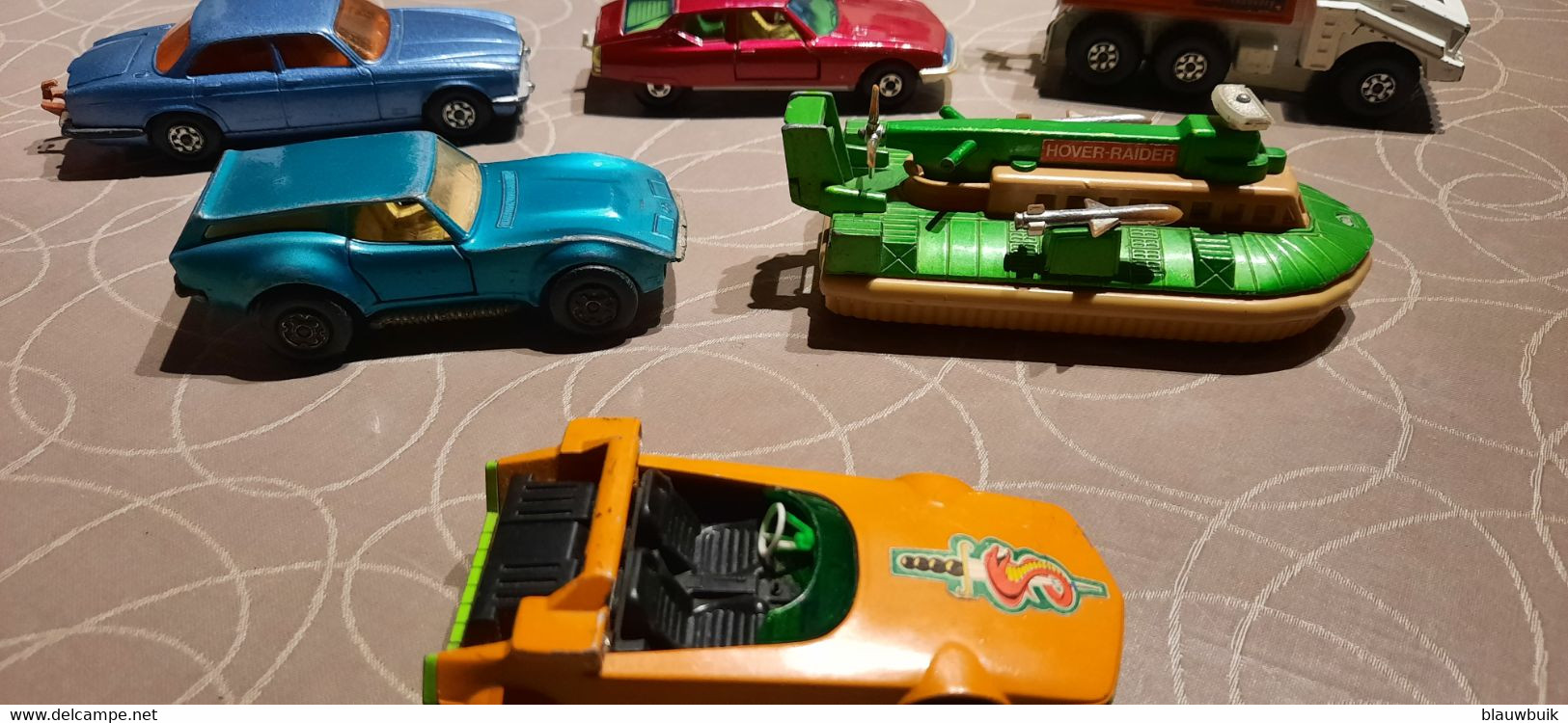 8 Matchbox Superkings + Battle Kings - Camions, Bus Et Construction