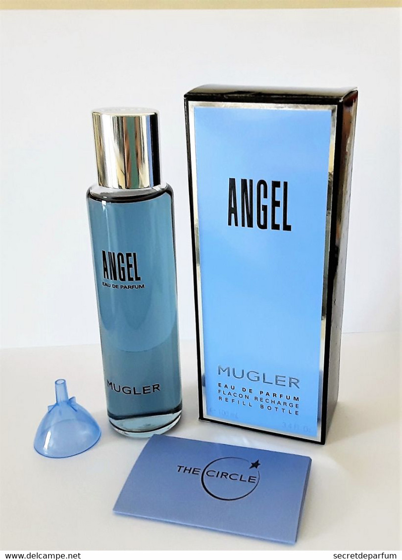 FLACON RECHARGE NEUF ANGEL De THIERRY MUGLER EDP 100 ML  + Boite SOUS BLISTER - Femme