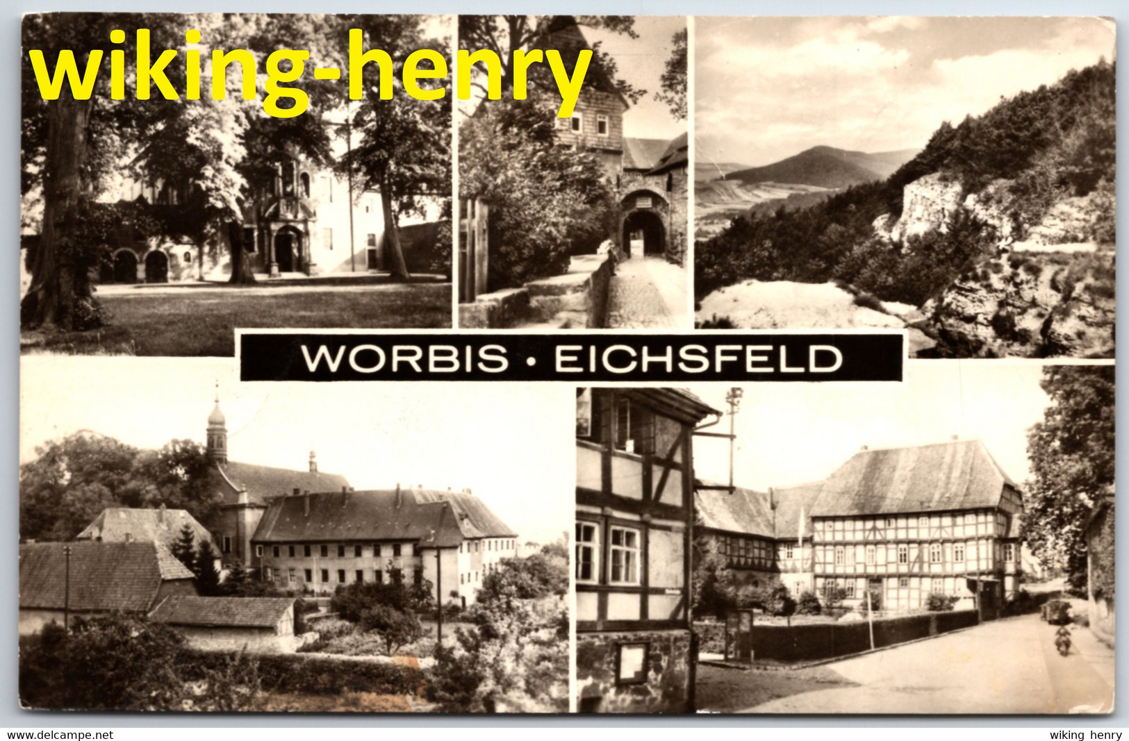 Leinefelde Worbis - S/w Mehrbildkarte 2 - Leinefelde
