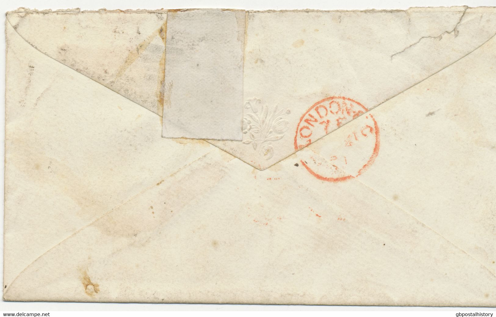 GB 1871 QV 1d Pl.121 (FE, MAJOR VARIETY: Heavy MISPERFORATED W. Almost The Left Letters Complete Missing) W Scottish - Covers & Documents