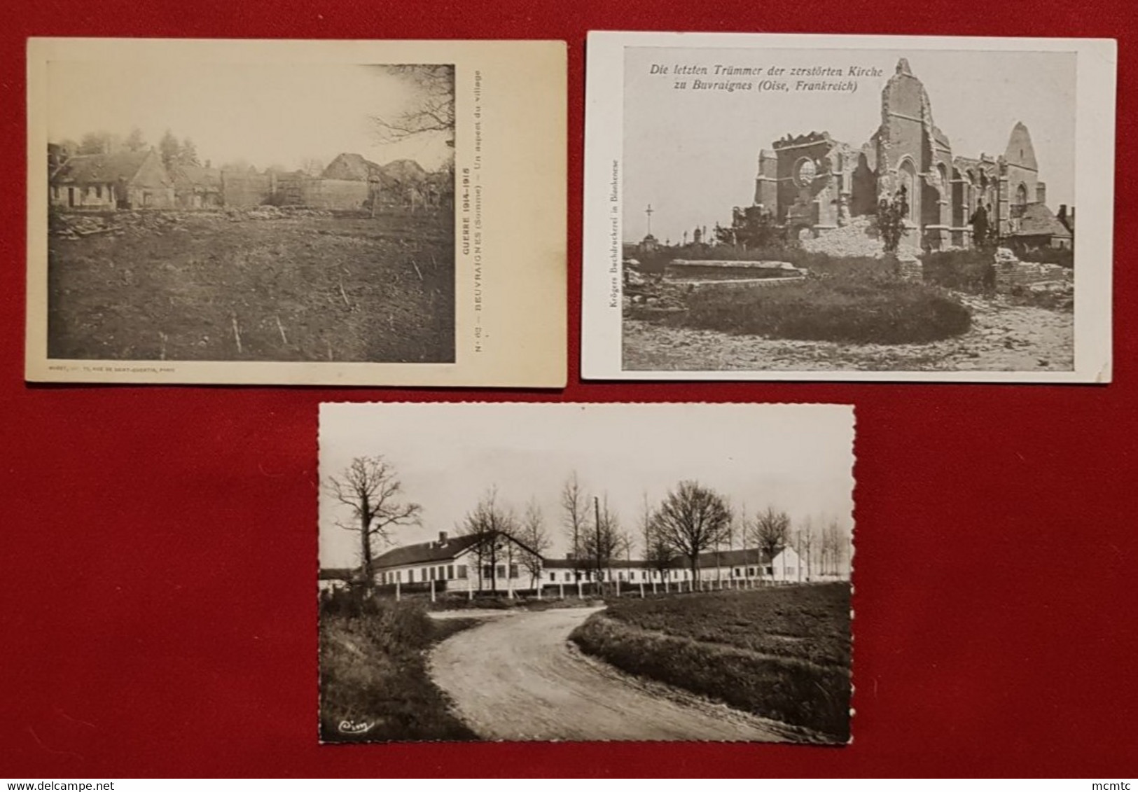 6 Cartes -  Beuvraignes     -( 80. Somme ) - Beuvraignes