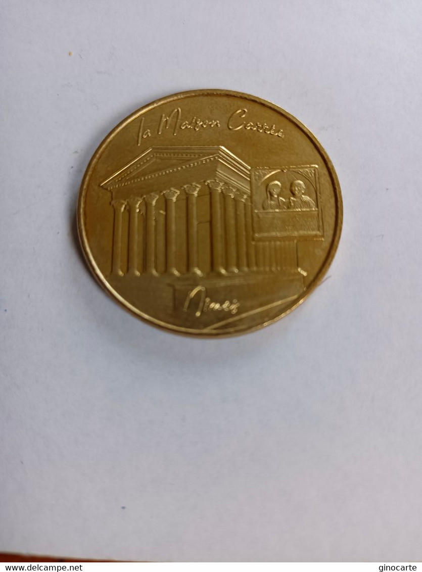 Monnaie De Paris MDP Jeton Touristique Medaille Nimes La Maison Carrée 2022 - Other & Unclassified