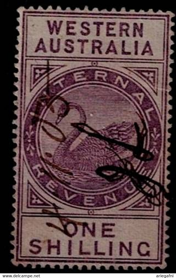 WESTERN AUSTRALIA 1893 BLACK SWAN MI No 10 USED VF!! - Used Stamps