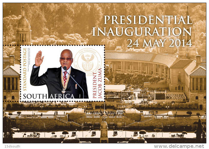 South Africa - 2014 Presidential Inauguration President Zuma MS (**) - Unused Stamps