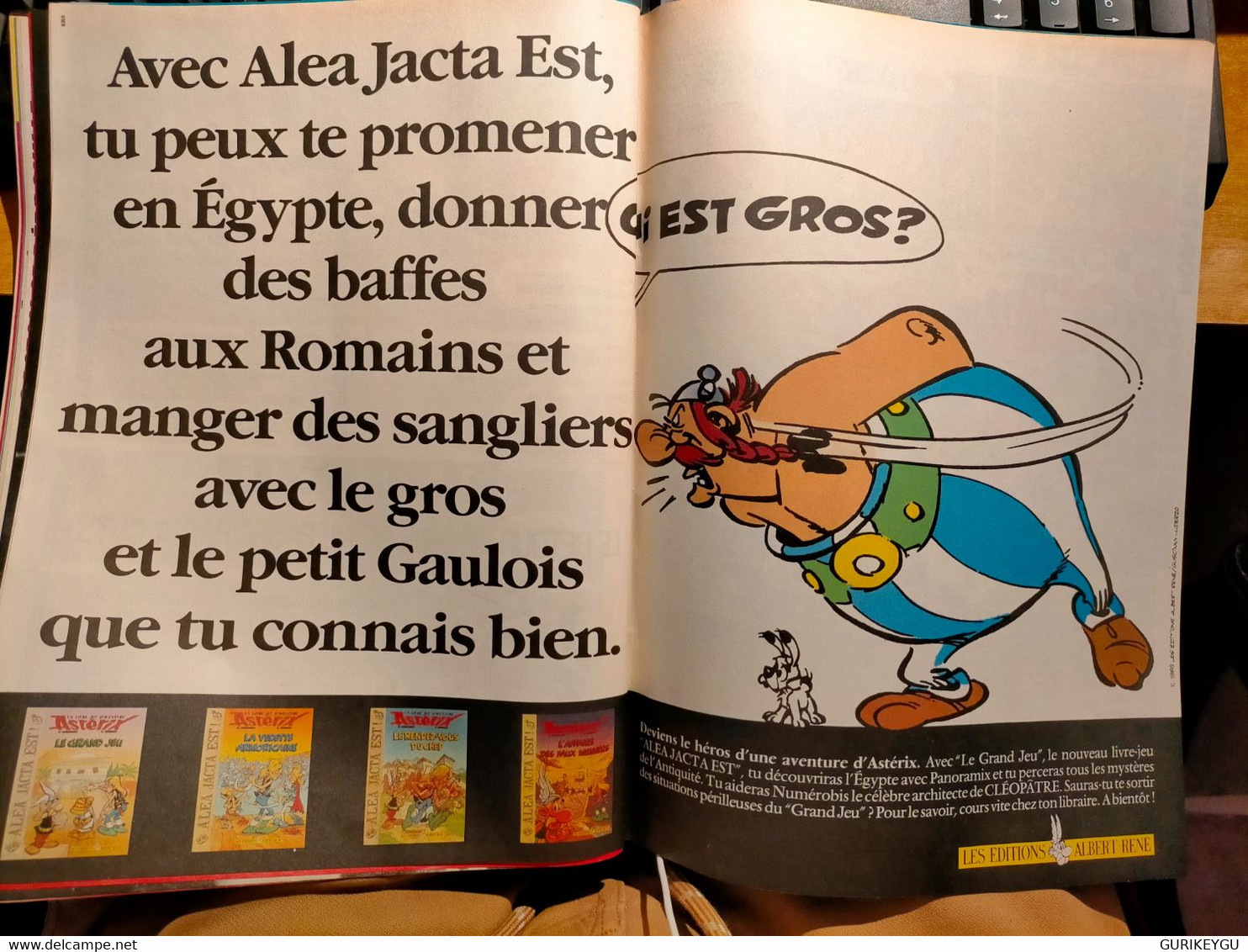 PIF GADGET N° 1069 Poster MICHAEL JACKSON Supplément BD GASTON LAGAFFE ASTERIX OBELIX 1989 TTBE - Pif & Hercule