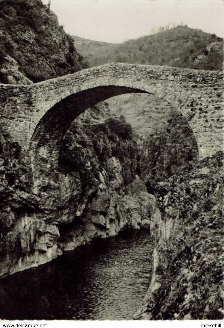 07-THUEYTS-LE PONT DU DIABLE - Largentiere