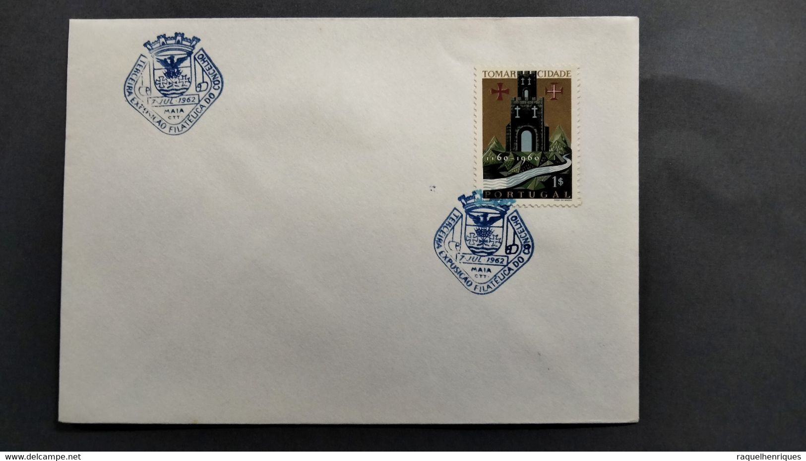 PORTUGAL COVER - 3ª EXP. FILATELICA CONCELHO DA MAIA 1962 (PLB#03-34) - Postal Logo & Postmarks
