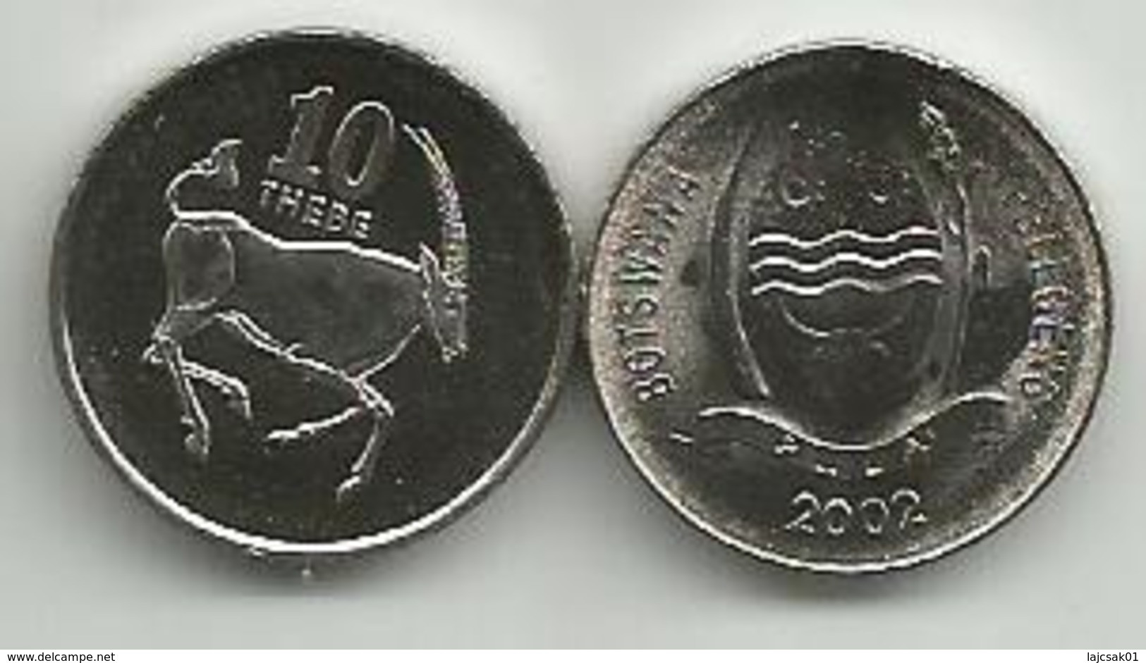 Botswana 10 Thebe 2002. UNC - Botswana