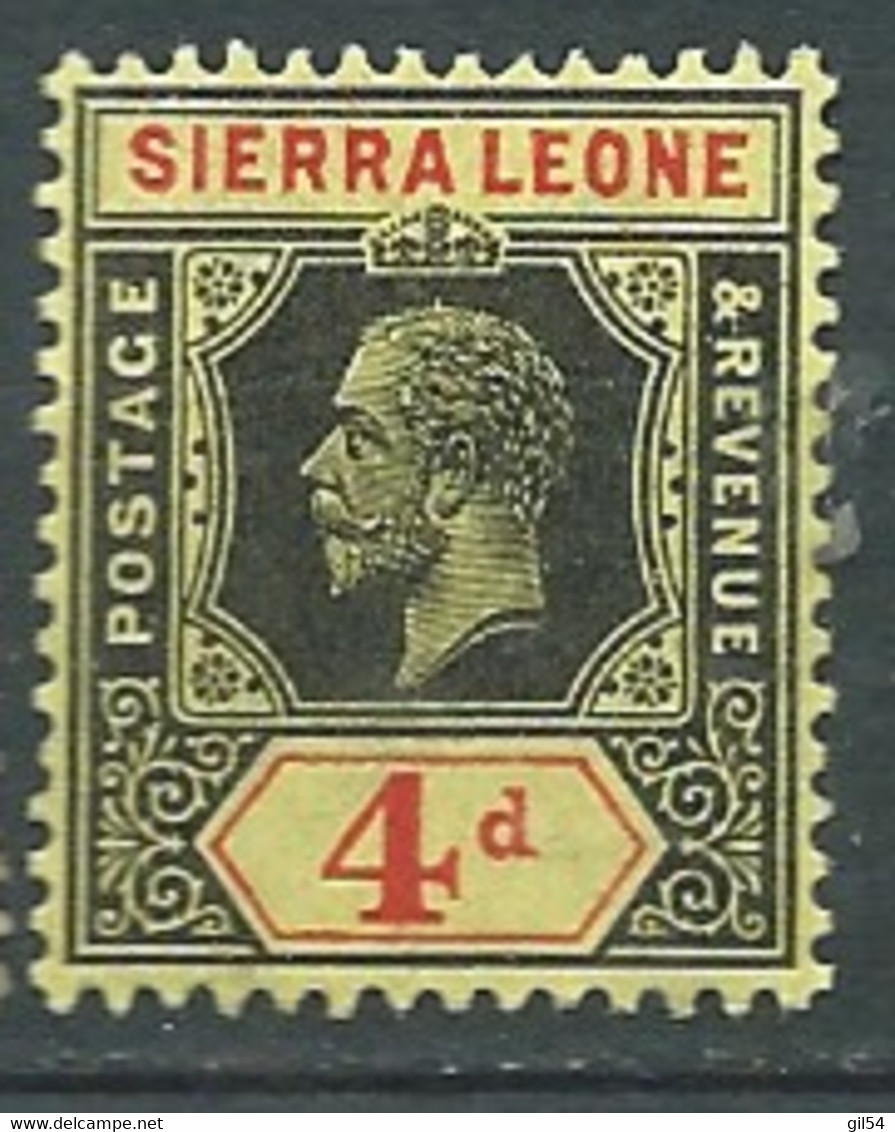 Sierra Leone   - Yvert N° 114 *  -  AE 20320 - Sierra Leone (...-1960)