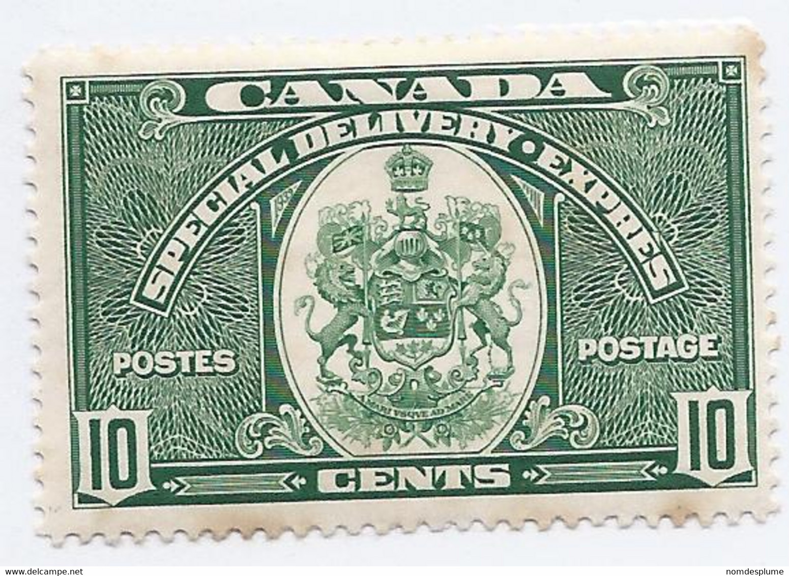 15986) Canada 1938  Mint Hinge Special Delivery - Espressi