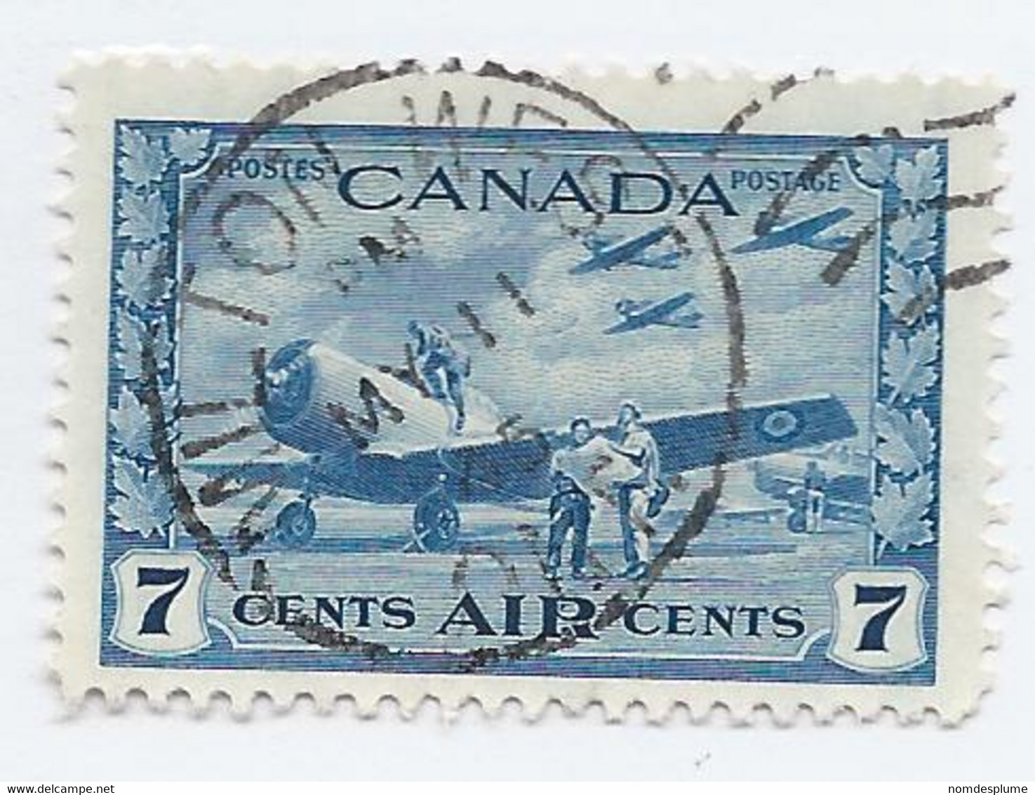 16009) Canada Dated Postmark Cancel Duplex Closed Milton West - Usados