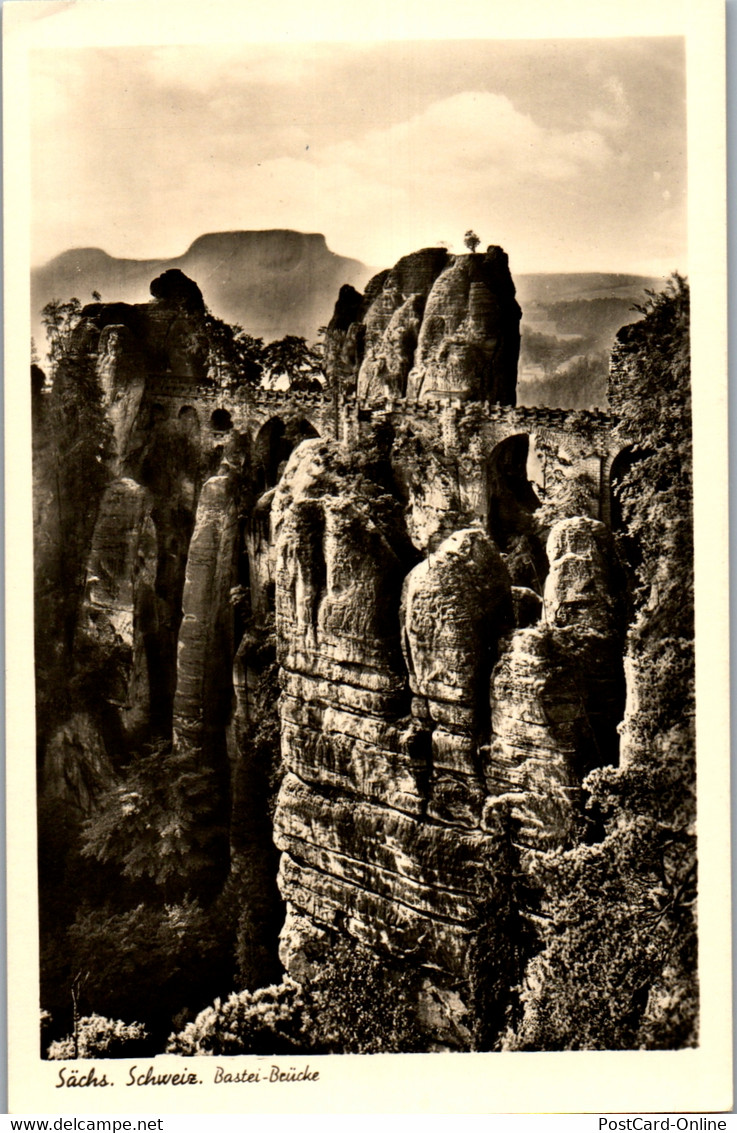 42250 - Deutschland - Bastei , Sächsische Schweiz , Bastei Brücke - Nicht Gelaufen - Bastei (sächs. Schweiz)